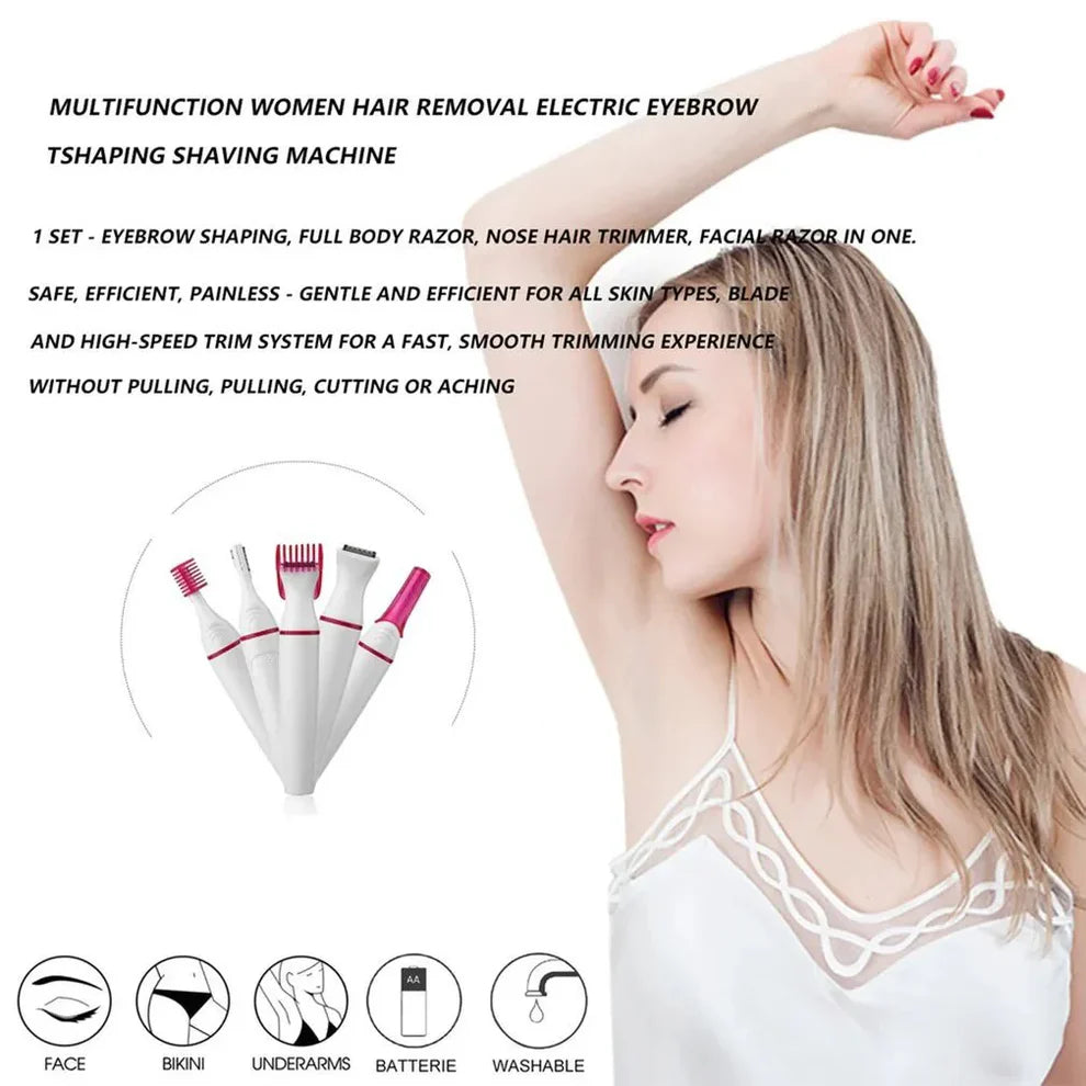 Multi-Function Trimmer for Women'S Eyebrow Shaver