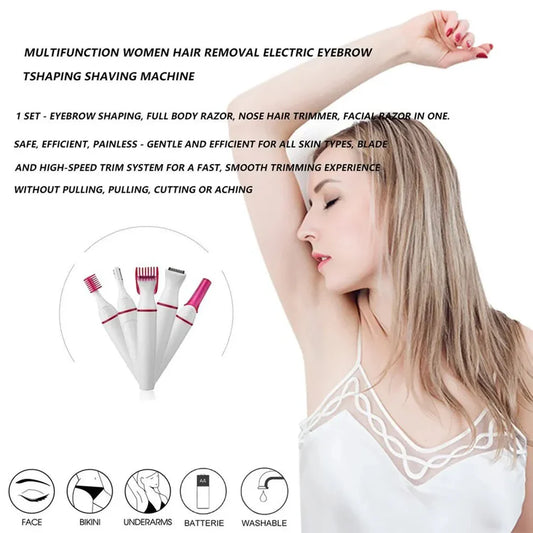 Multi-Function Trimmer for Women'S Eyebrow Shaver