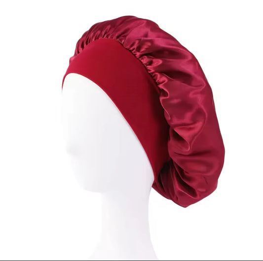 Women's Fashion Bonnet Large Wide Edge Elastic Hair Hat