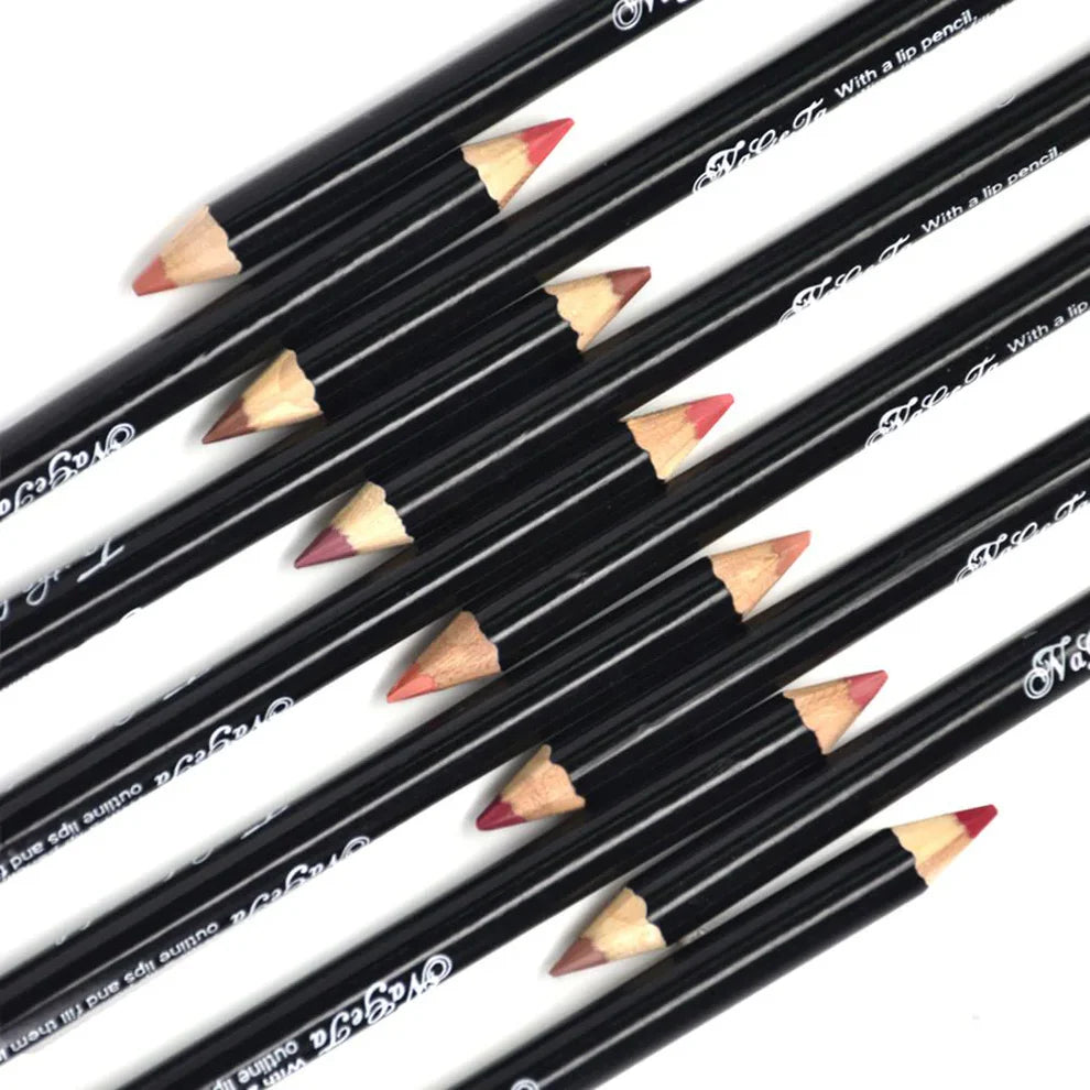 12 Color Matte Lip Liner