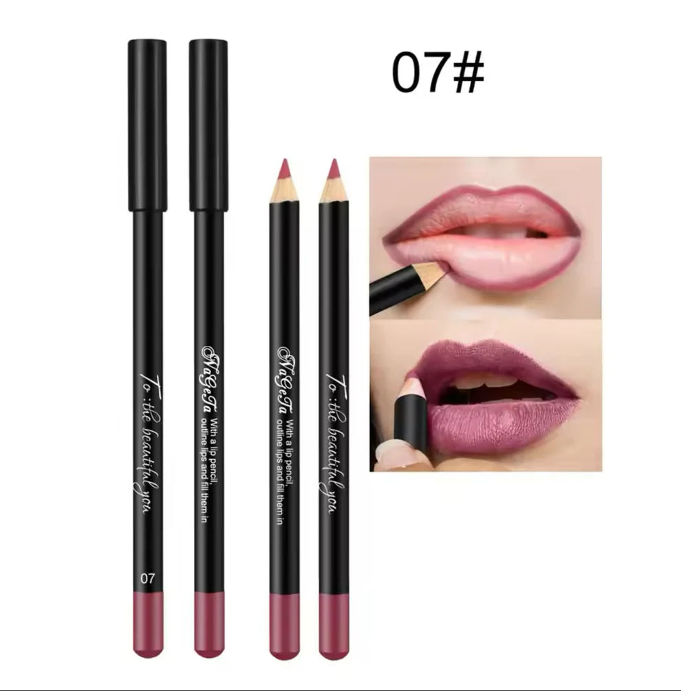 12 Color Matte Lip Liner