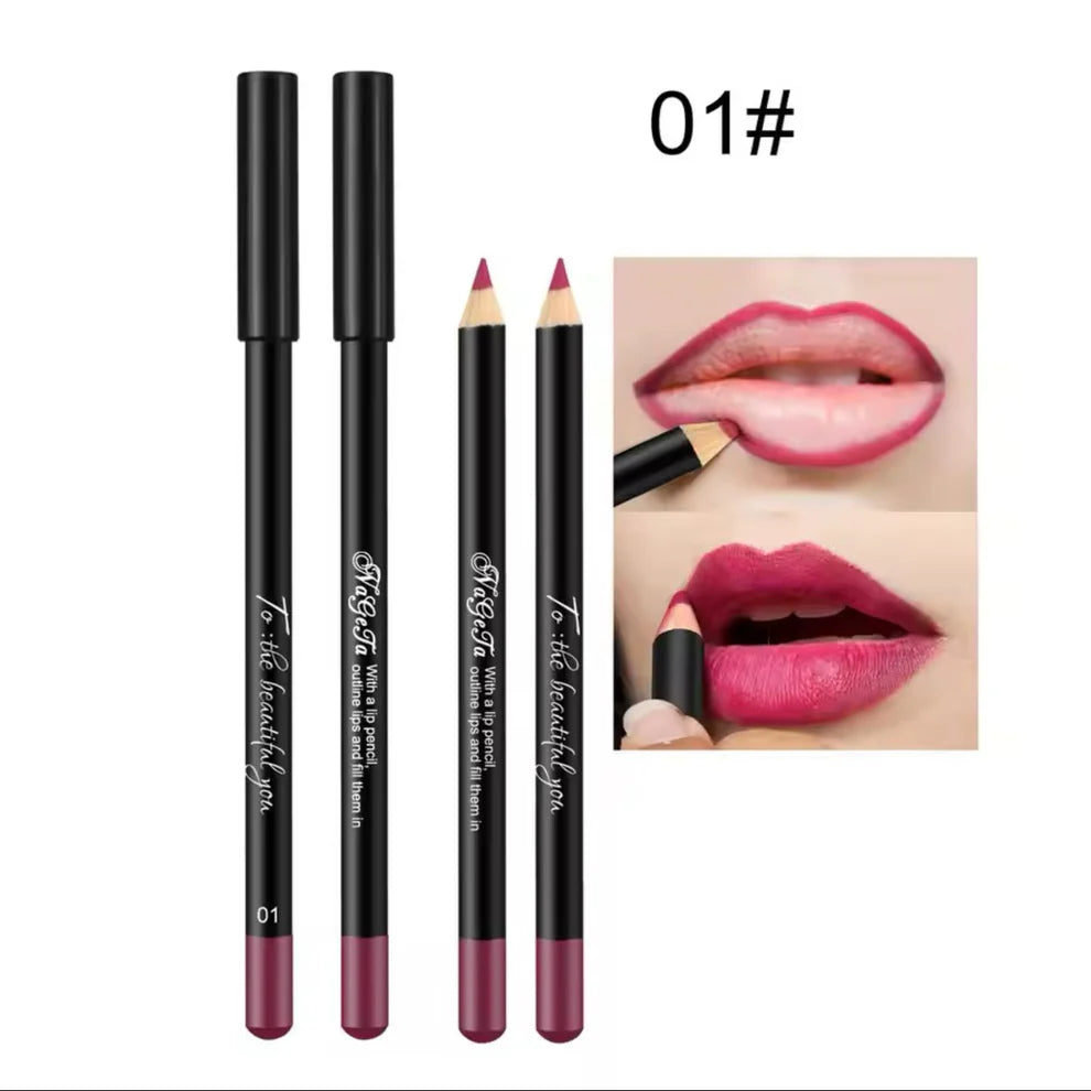 12 Color Matte Lip Liner