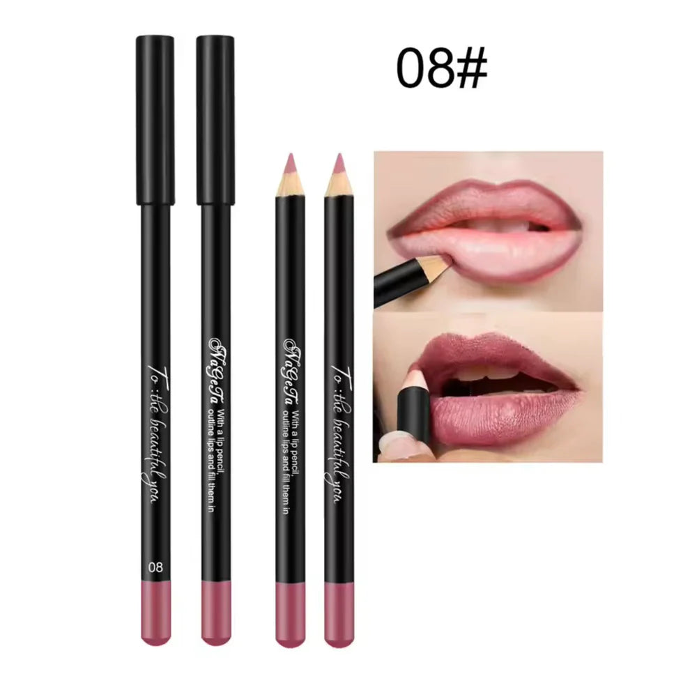 12 Color Matte Lip Liner