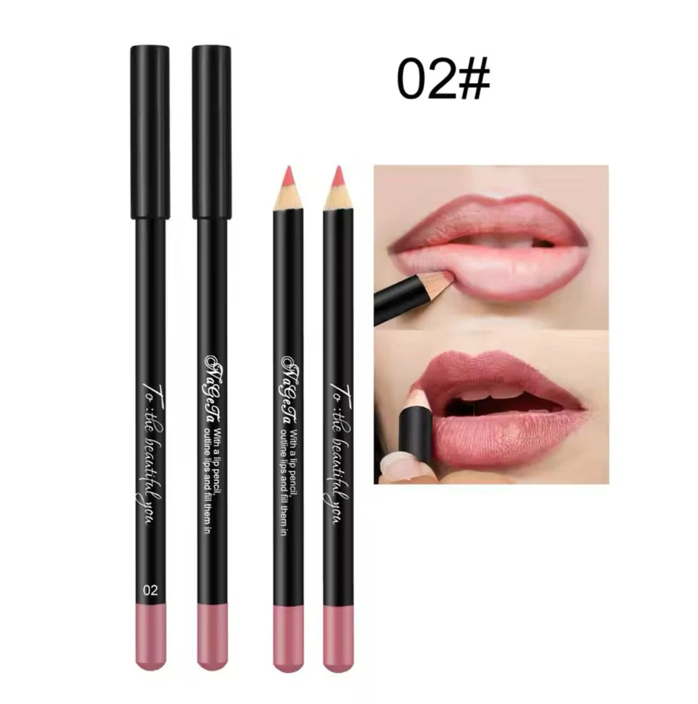 12 Color Matte Lip Liner