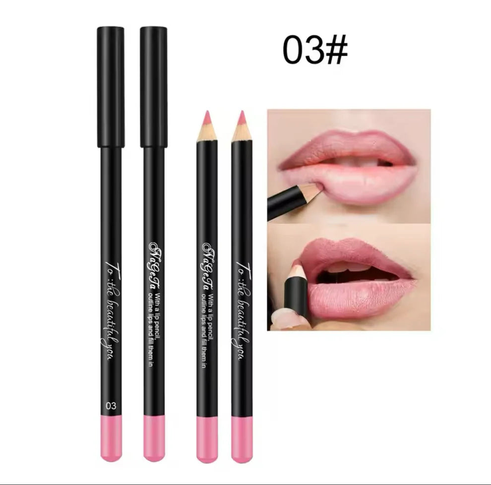 12 Color Matte Lip Liner