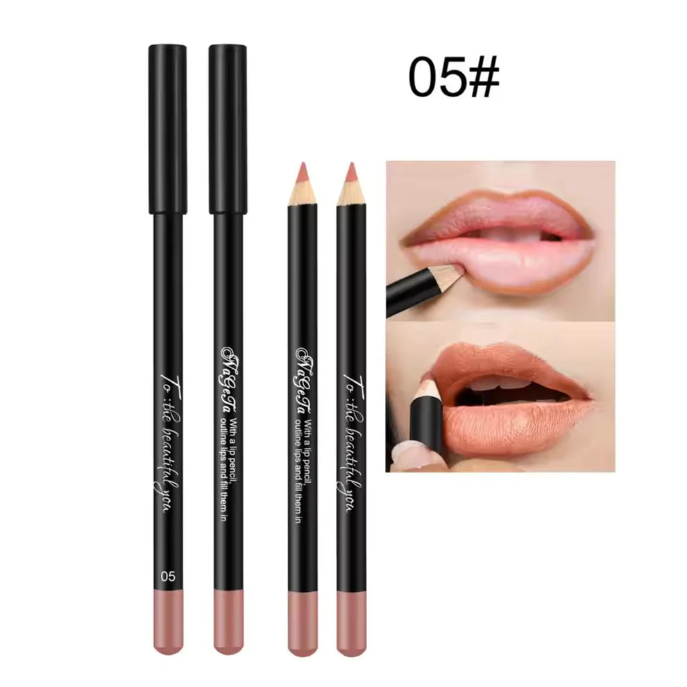 12 Color Matte Lip Liner