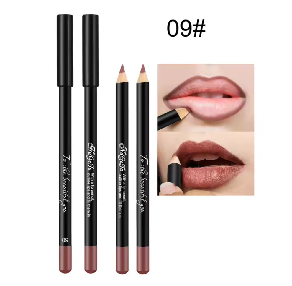 12 Color Matte Lip Liner