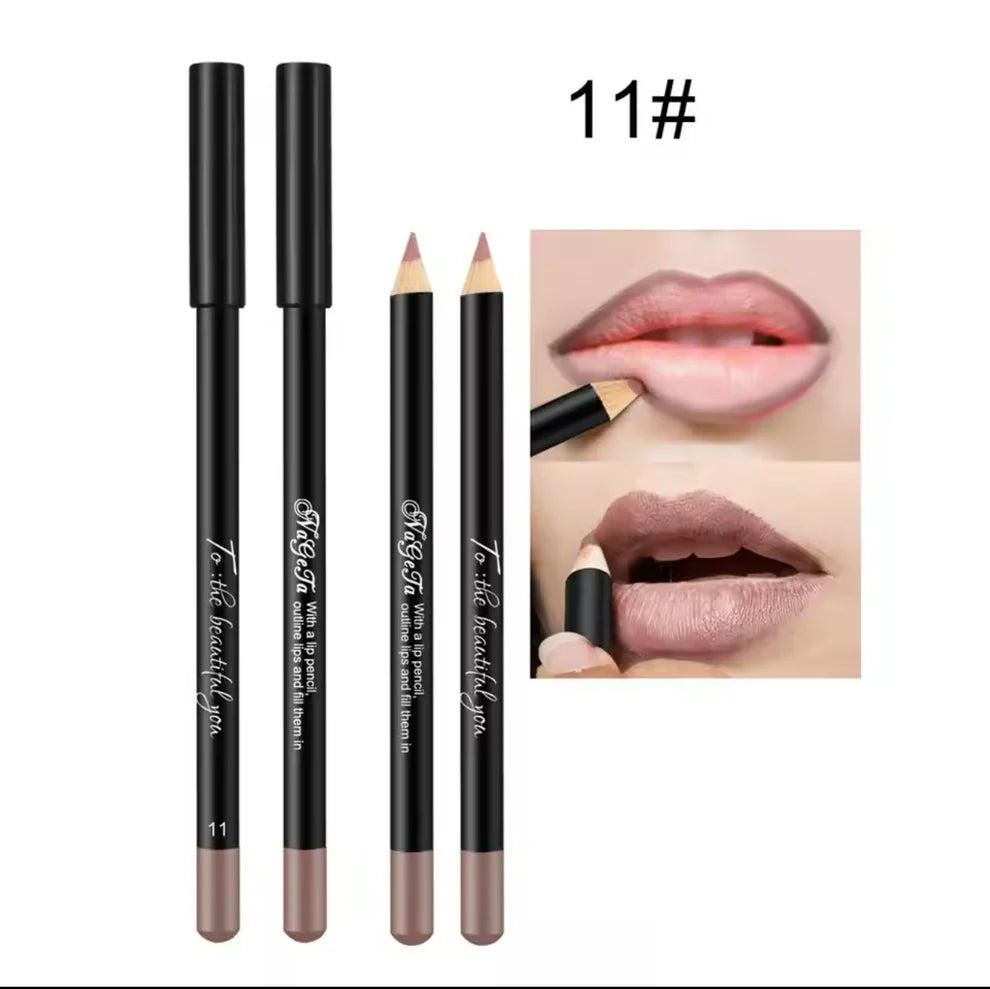 12 Color Matte Lip Liner